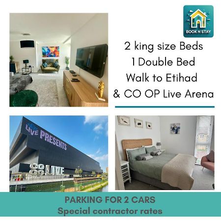 מנצ'סטר Ao & Etihad Stadium 6 Guest Stay- 3 Bedroom Central House With Parking & Wi Fi מראה חיצוני תמונה
