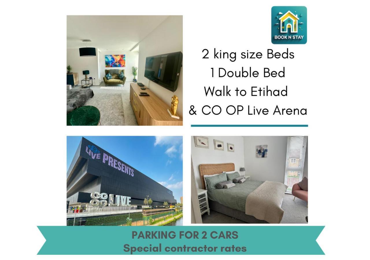 מנצ'סטר Ao & Etihad Stadium 6 Guest Stay- 3 Bedroom Central House With Parking & Wi Fi מראה חיצוני תמונה